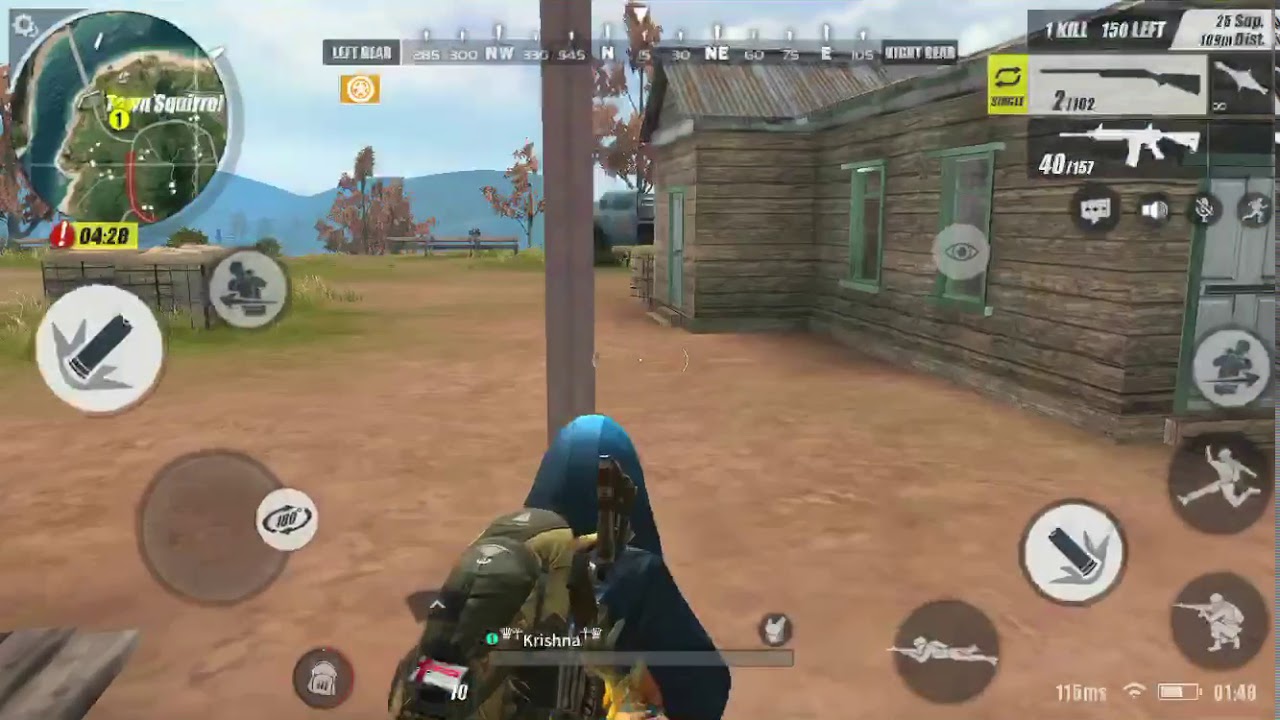 1vs5 (Rules Of Survival Mobile):Battle Royal:/ROS/