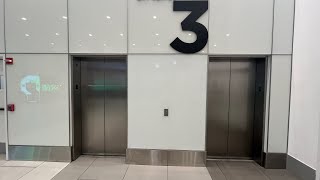 Schindler 500A Traction Elevators At The City Center Mall In White Plains New York: (10/10/2025)