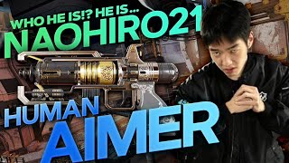 【apex】human aimer & no1 nerima aim in apex legends !? | best of naohiro21 #6【456/riddle】【なおひろ21】