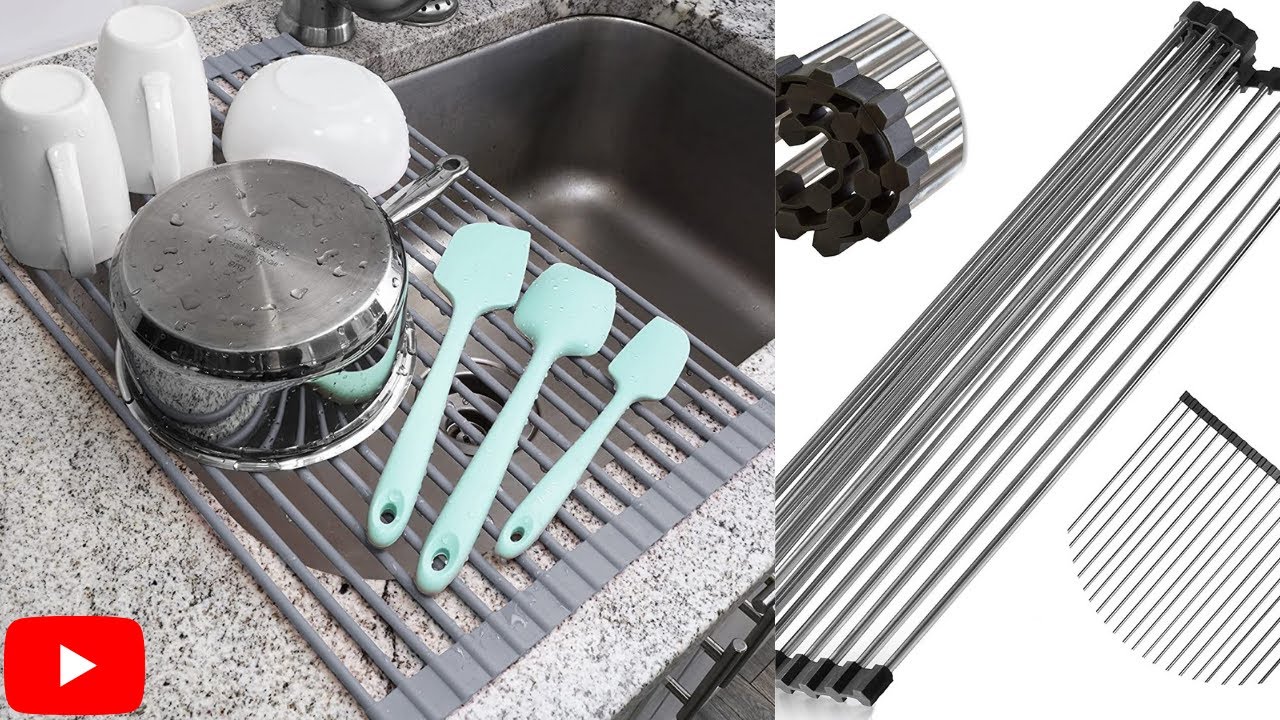Top 7 Best Small and Multipurpose Roll Up Over the Sink Dish Drying ...