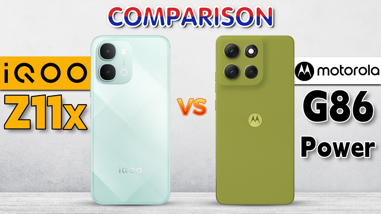 iQOO Z11x vs Motorola G86 Power : Best One Under 20000 🤐😲 - YouTube