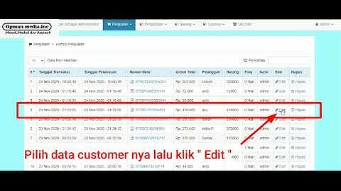 Tutorial Aplikasi Kasir by Fipman( Custom )Transaksi sistem Keep/Hutang