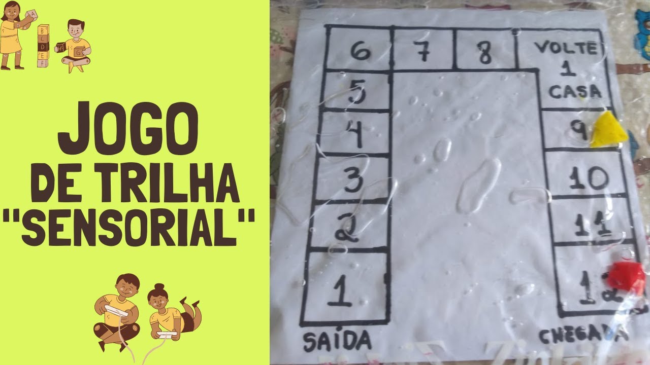 JOGO DE TRILHA SENSORIAL- EDUCAÇÃO INFANTIL 