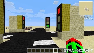 Minecraft: RedPower2: Traffic Signal.