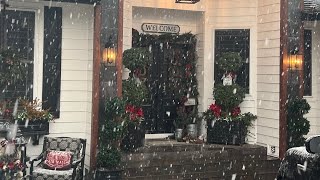 Snow in Hidden Valley Lake