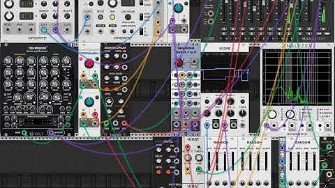 Acid Bass with Glitch Beats in VCV Rack