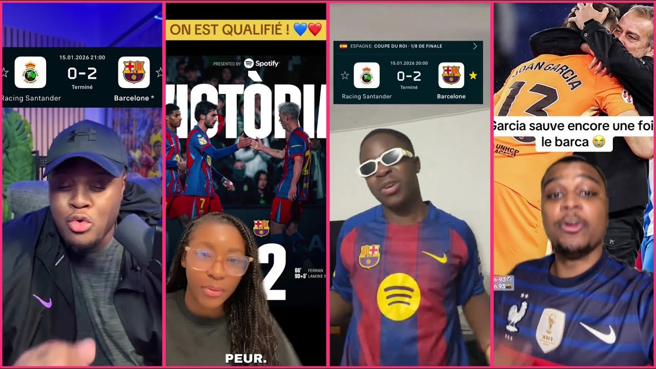 BARÇA 2-0 RACING SANTANDER : VICTOIRE DANS LA DIFFICULTÉ