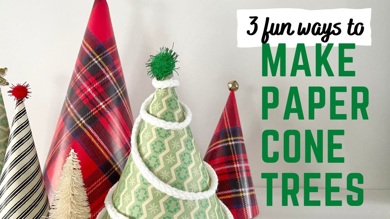 How to Make Paper Cones: (Christmas!) - The Graphics Fairy