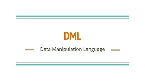DML dalam SQL