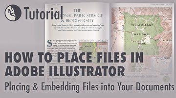 This is How I Place Files in Adobe Illustrator. A Mapmaker