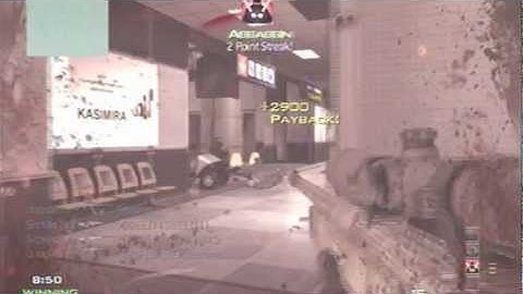 Sexy MW3 Quick scopes 6 man kill feed