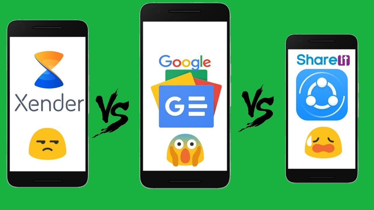 Xender vs Shareit vs Google Files which is best| Best file sharing app ...