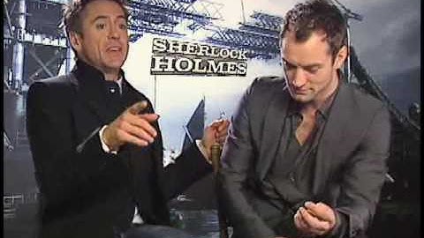Sherlock Holmes Robert Downey Jr. and Jude Law Interview