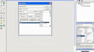 how to create a menu in visual basic 6.0 part 1