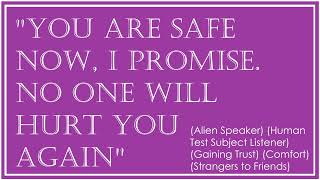 Lost In Space (M4A)(Alien Speaker)(Human Lab Rat Listener)(Comfort)(Strangers to Friends)