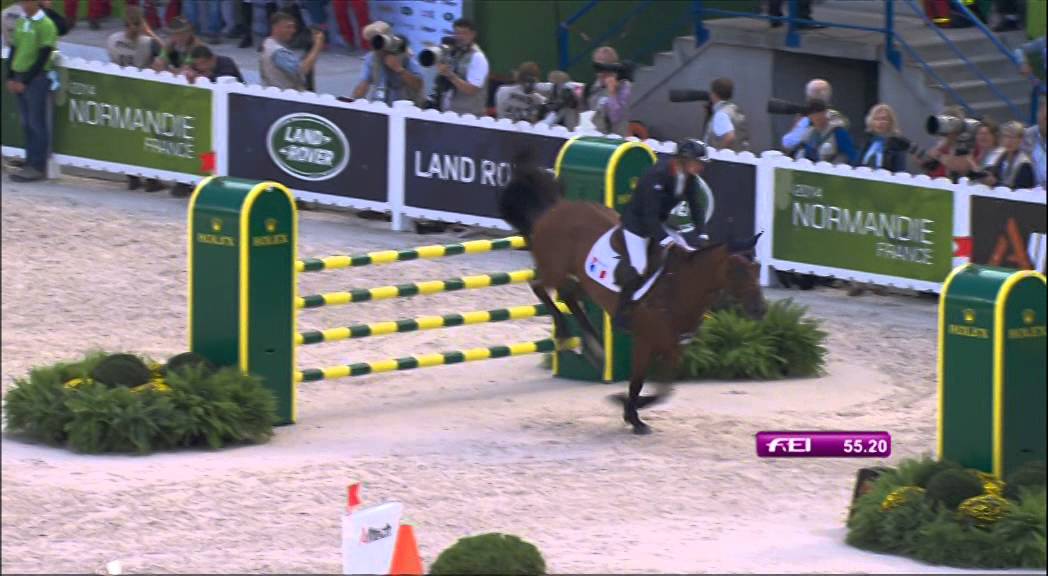 JEM 2014 : Maxime Livio au saut d'obstacle pour le concours complet