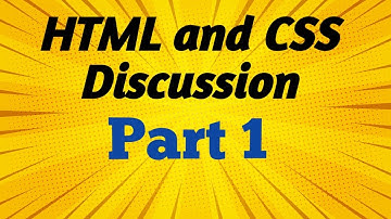 HTML & CSS Discussion | Part 1 |- Bangla - Dream IT