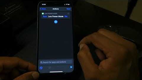 Automation Tutorial for Low Power Mode Under 1 min