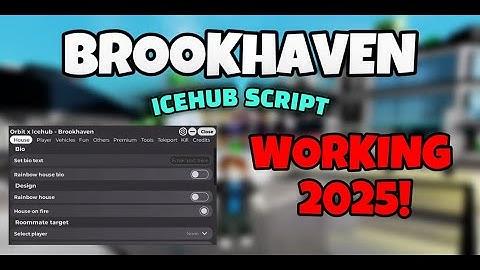 BROOKHAVEN ICEHUB SCRIPT [WORKING] 2025 [PASTEBIN]