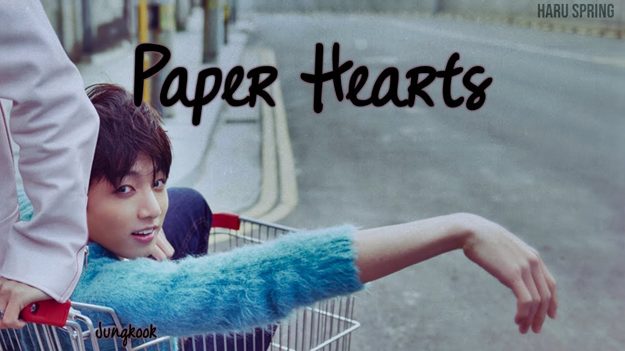 BTS (방탄소년단) Jungkook Paper Hearts (Cover) (ColorCodedLyrics) YouTube