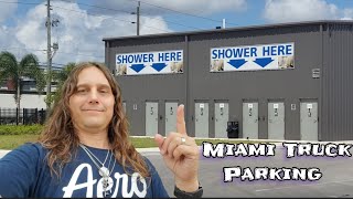 Miami Truck Parking in Miami Gardens Florida. if you need a place to park, this place is secure.