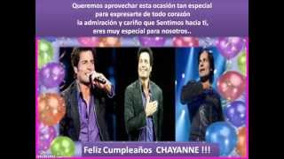 FELIZ CUMPLEAÑOS CHAYANNE 28 06 2013