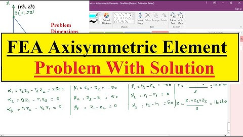 2D Axisymmetric Elements Problems - FEA Exam Preparation - Stiffness Matrix and Stresses Calculation
