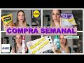 COMPRA SEMANAL| Mercadona, Aldi, Lidl| Comida SIN LACTOSA| @Hopeflowers