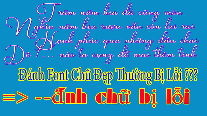 Lỗi font chữ bị đậm nhat trong word năm 2024