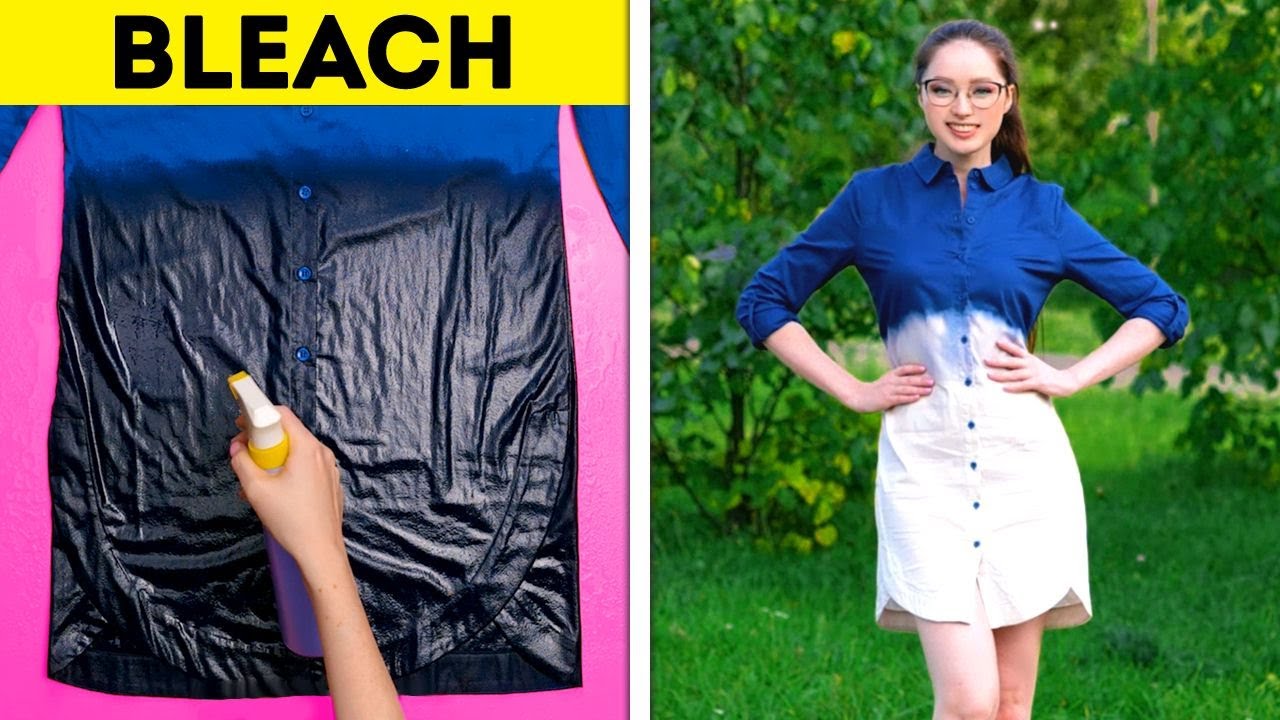 25 Cool Clothing Tricks With Bleach That Will Save Your Money