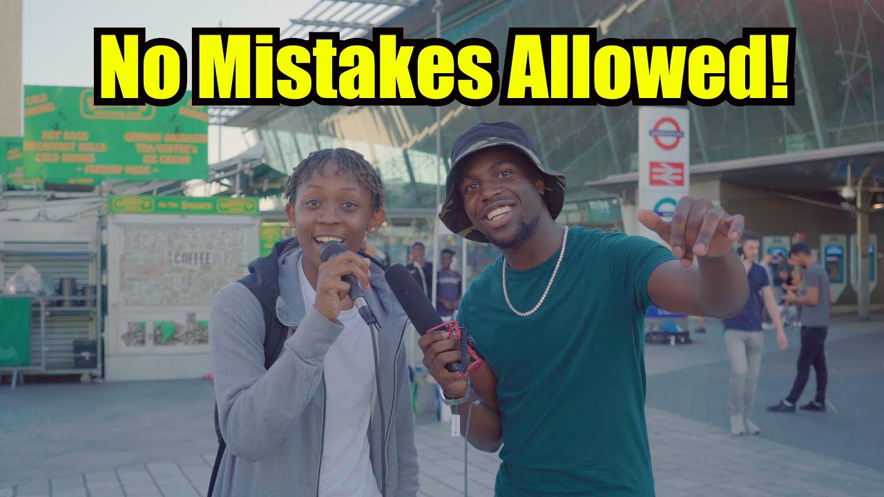 Rap Any Song Word For Word To Win £100