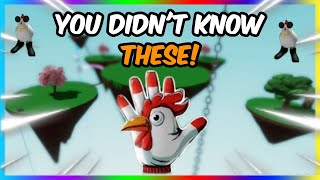 YOU DIDN'T KNOW THESE SECRETS ABOUT CHICKEN GLOVE! | Slap Battles Game Roblox