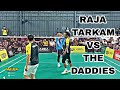 The Daddies Hendra Ahsan disambut "Agrippina Prima" Si Raja Tarkam X Juan di Tarung Bebas Badminton