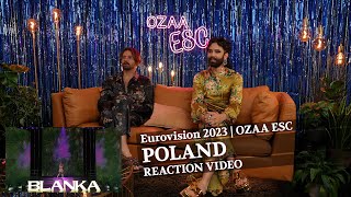 Blanka - Solo - Poland | Eurovision Reaction | OZAA ESC | WURSTTV.com