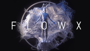 FLOWX / C4D, X-Particles, Octane / 4MIN LOOP Video