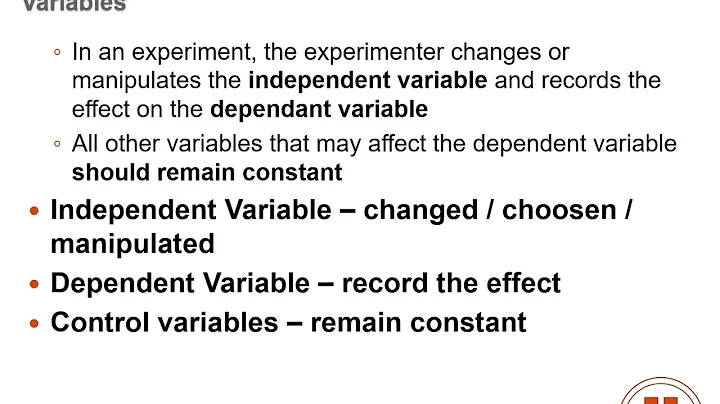 KS5 Physics - Practical Skills 4 : Variables, fair test and causation