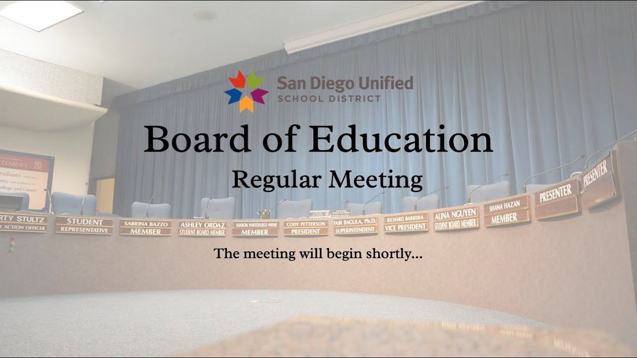 Board of Education Special Meeting, March 3rd, 2026