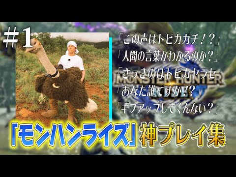 【#1】狩野英孝モンスターハンターライズ神プレイ集【50分間の激闘編】