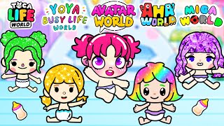 РЕБЁНОК В ТОКА БОКА, АВАТАР ВОРЛД, AHA WORLD, YOYA BUSY LIFE WORLD, MIGA WORLD | Toca Life Story