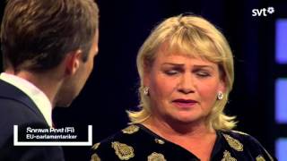 SVT Agenda - Anders Ygeman vs. Soraya Post (2015.10.04)