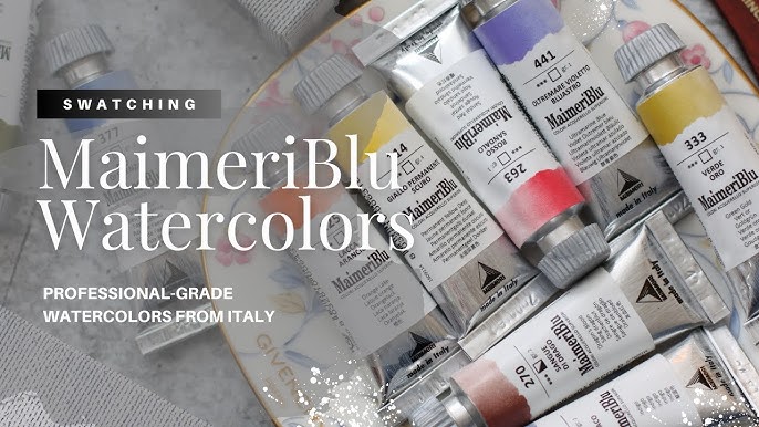 MaiMeri Blu Professional Grade Watercolor Review 