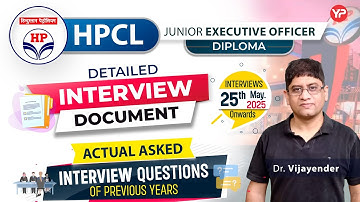 Detailed Interview document & List of actual asked Interview questions in HPCL