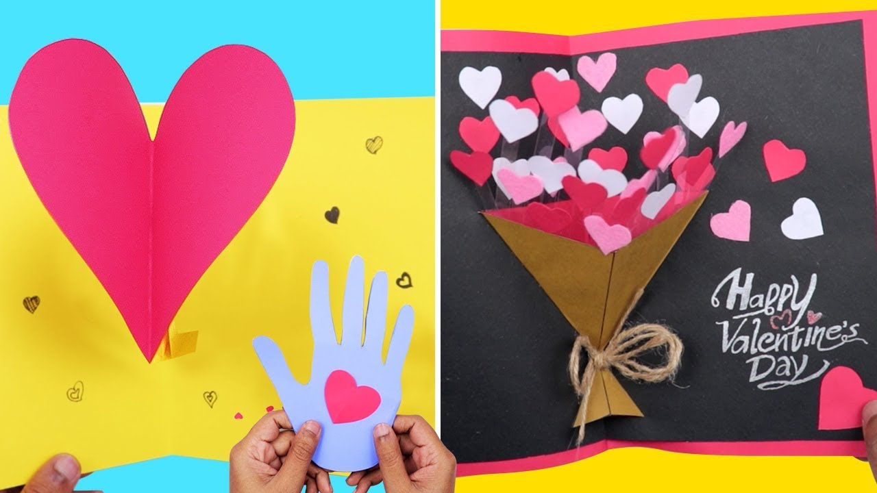 DIY: Pop up Card tutorial | LOVE POP UP Cards | craftsbox - YouTube