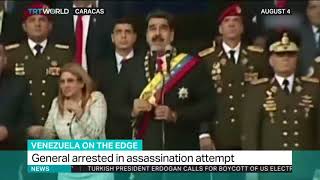 Venezuelan general arrested in assassination attempt on Maduro