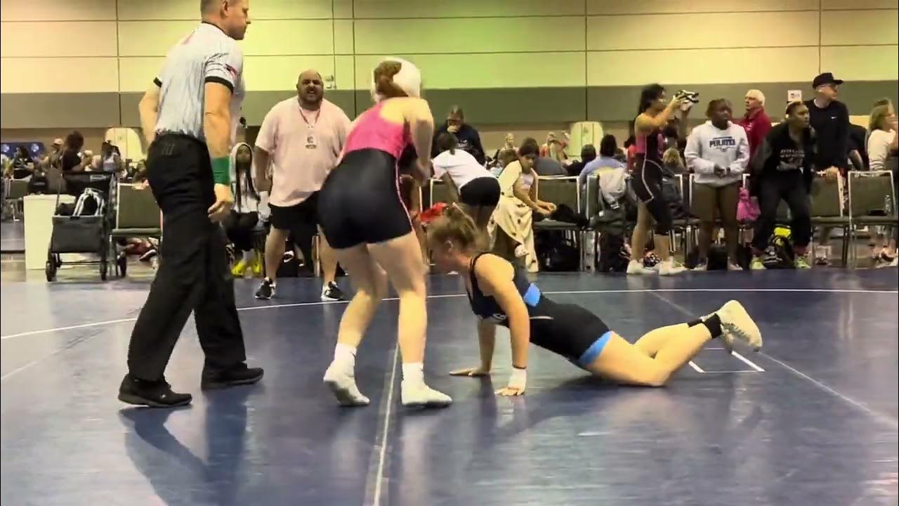 2023 AAU Scholastic National Duals 145lbsKendall Bibla vs Shaely Kunz YouTube