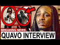 QUAVO GETS EMOTIONAL REACTING TO TAKEOFF PASSING AWAY.. (INTERVIEW)