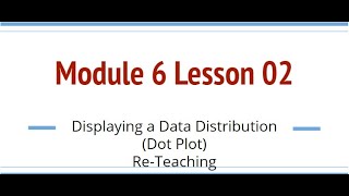 Module 6 Lesson 02 (Re-teaching)