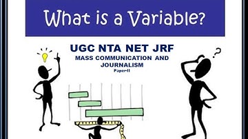 VARIABLES AND ITS TYPES/ UGC NTA NET JRF/ MASS COMMUNICATION AND JOURNALISM/ PAPER-II
