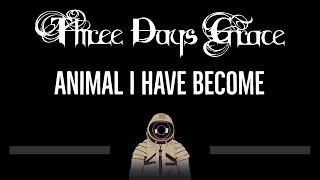 Video voorbeeld van "Three Days Grace • Animal I Have Become (CC) 🎤 [Karaoke] [Instrumental Lyrics]"