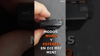 🎙️ ¿Mono o Estéreo? Descubre los Modos del DJI Mic Mini 🔊🎧 #dji #smythsys #soporte #shorts